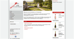 Desktop Screenshot of lfe-wein.de
